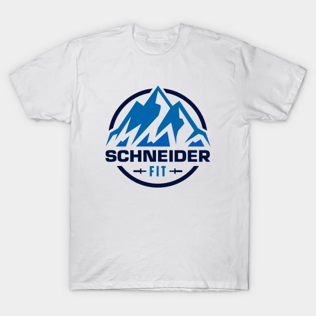 SchneiderFit Full Color Logo Merch T-Shirt by SchneiderFit